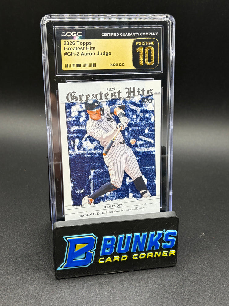 2026 Aaron Judge Topps Greatest Hits CGC Pristine 10