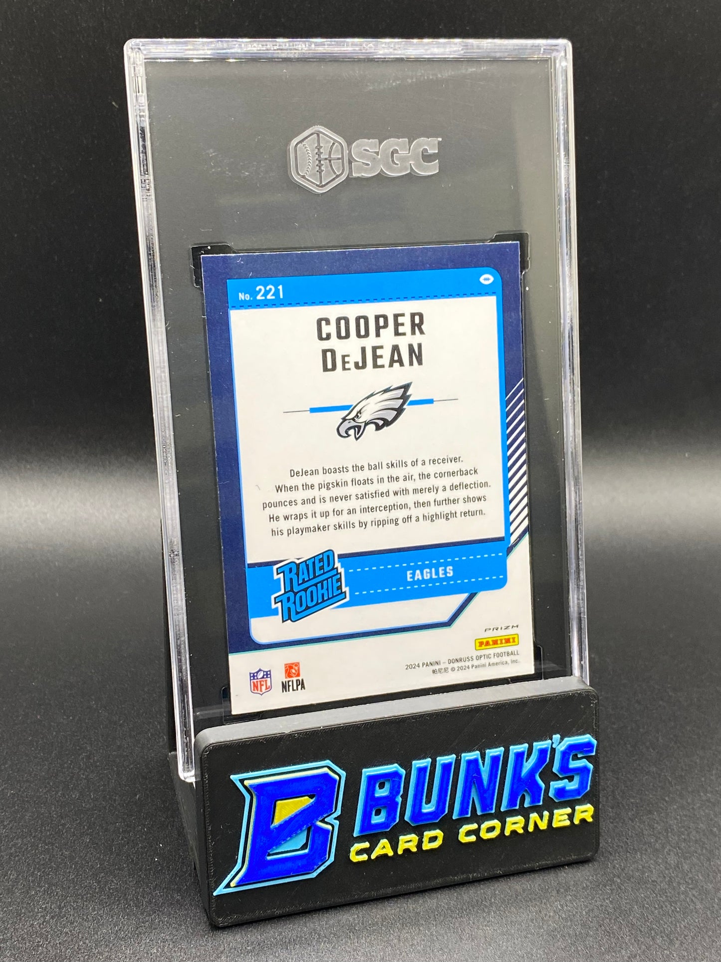 2024 Cooper DeJean Green velocity Prizm SGC 10