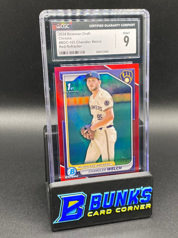2024 Chandler Welch Red Ref. CGC 9