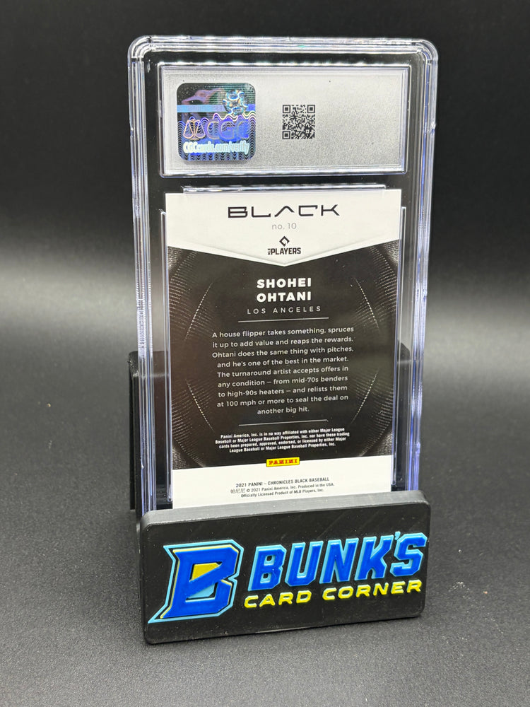 2021 Shohei Ohtani Panini Chronicles Black CGC 10