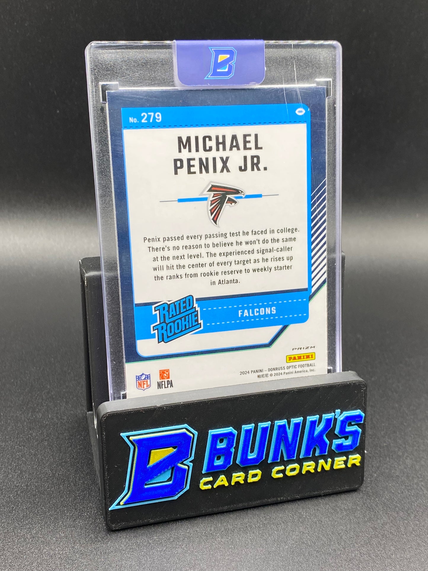 2024 Michael Penix Jr. Blue Star Red/Silver Prizm Rc