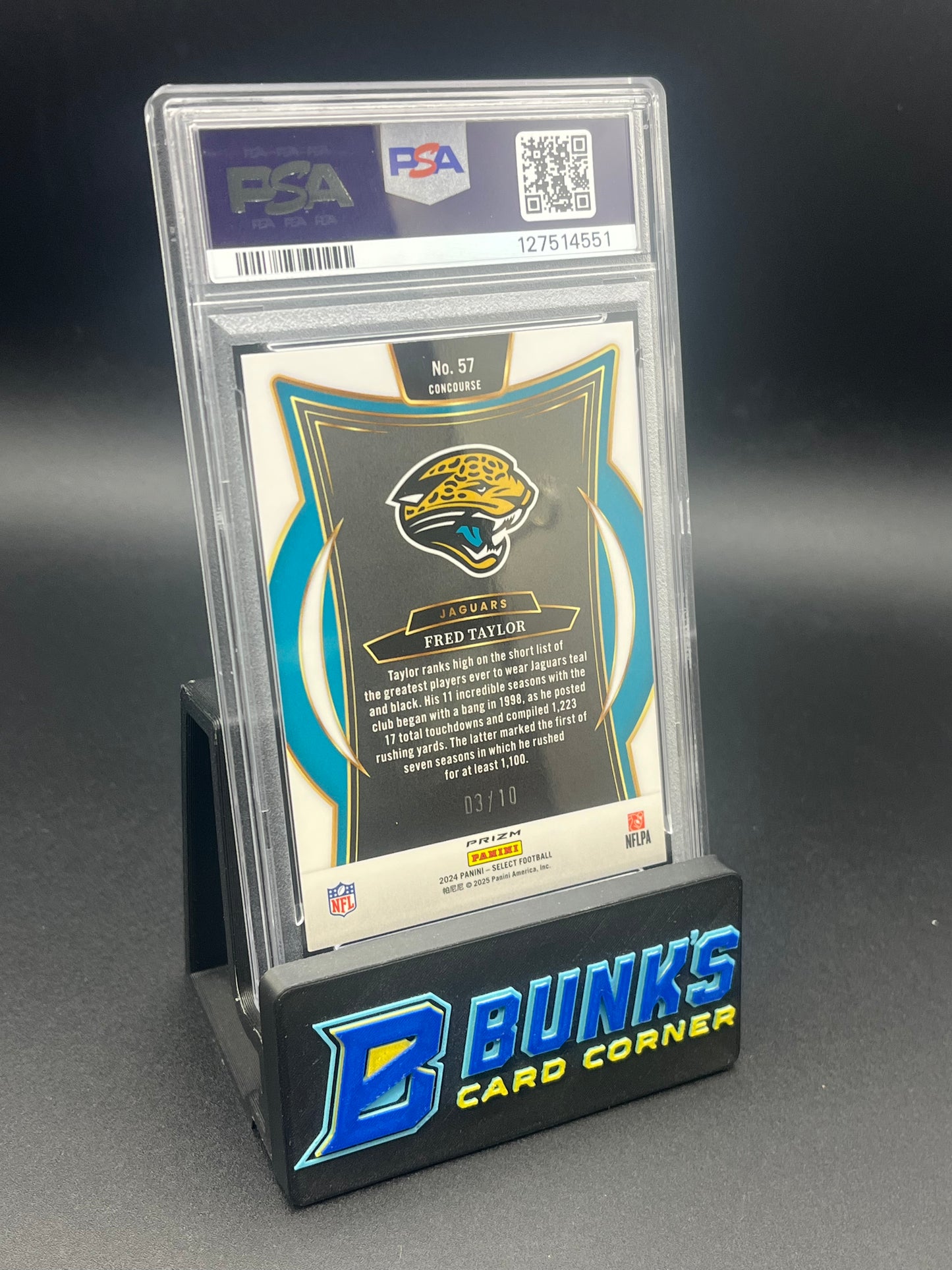 2024 Fred Taylor Gold Disco PSA 9 3/10