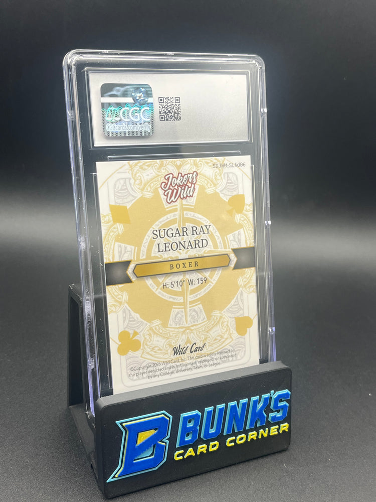 2025 Sugar Ray Leonard Lazer Jokers Wild 1/1 CGC 9