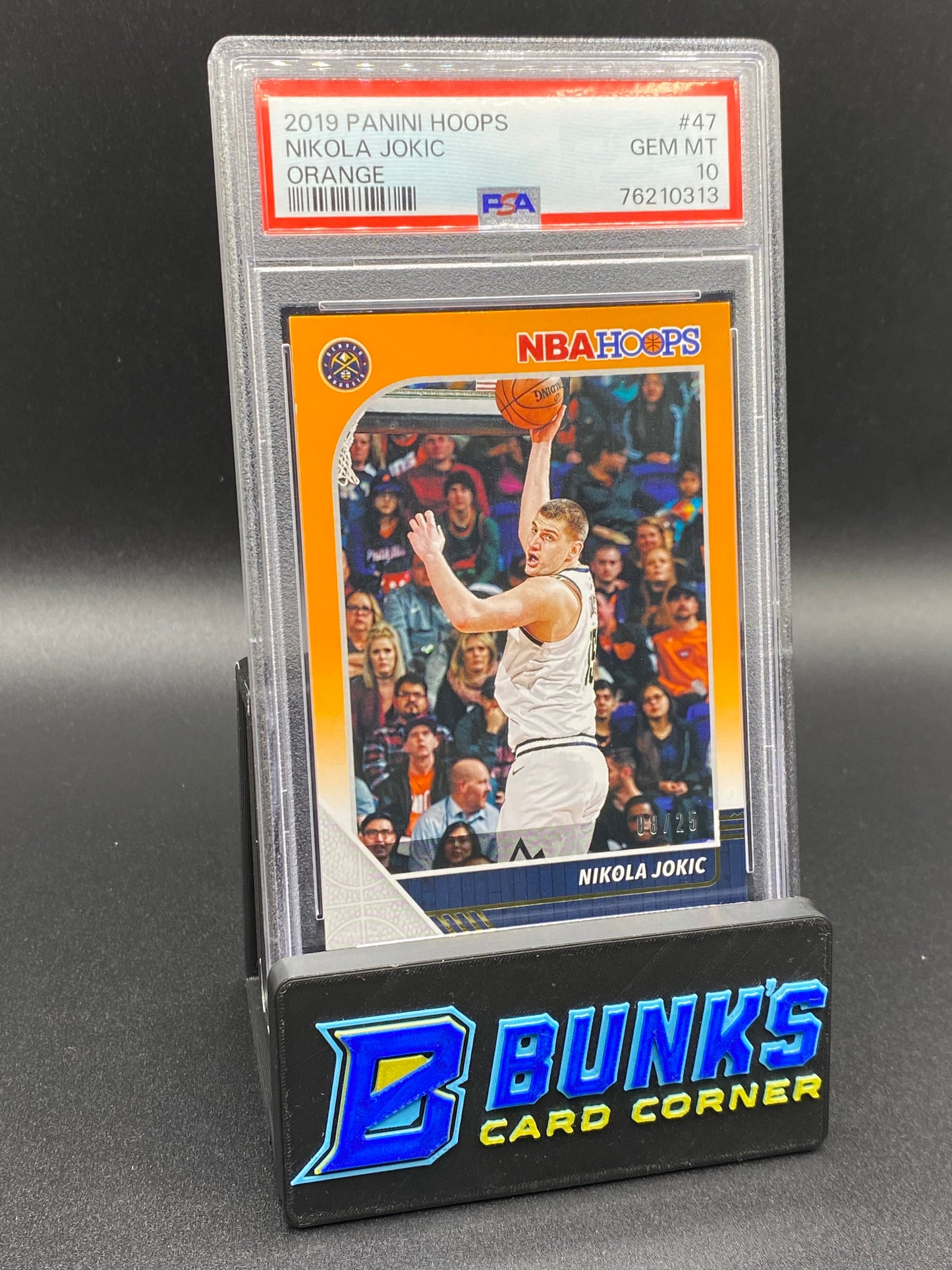 2019 Nikola Jokic Orange PSA 10 8/25