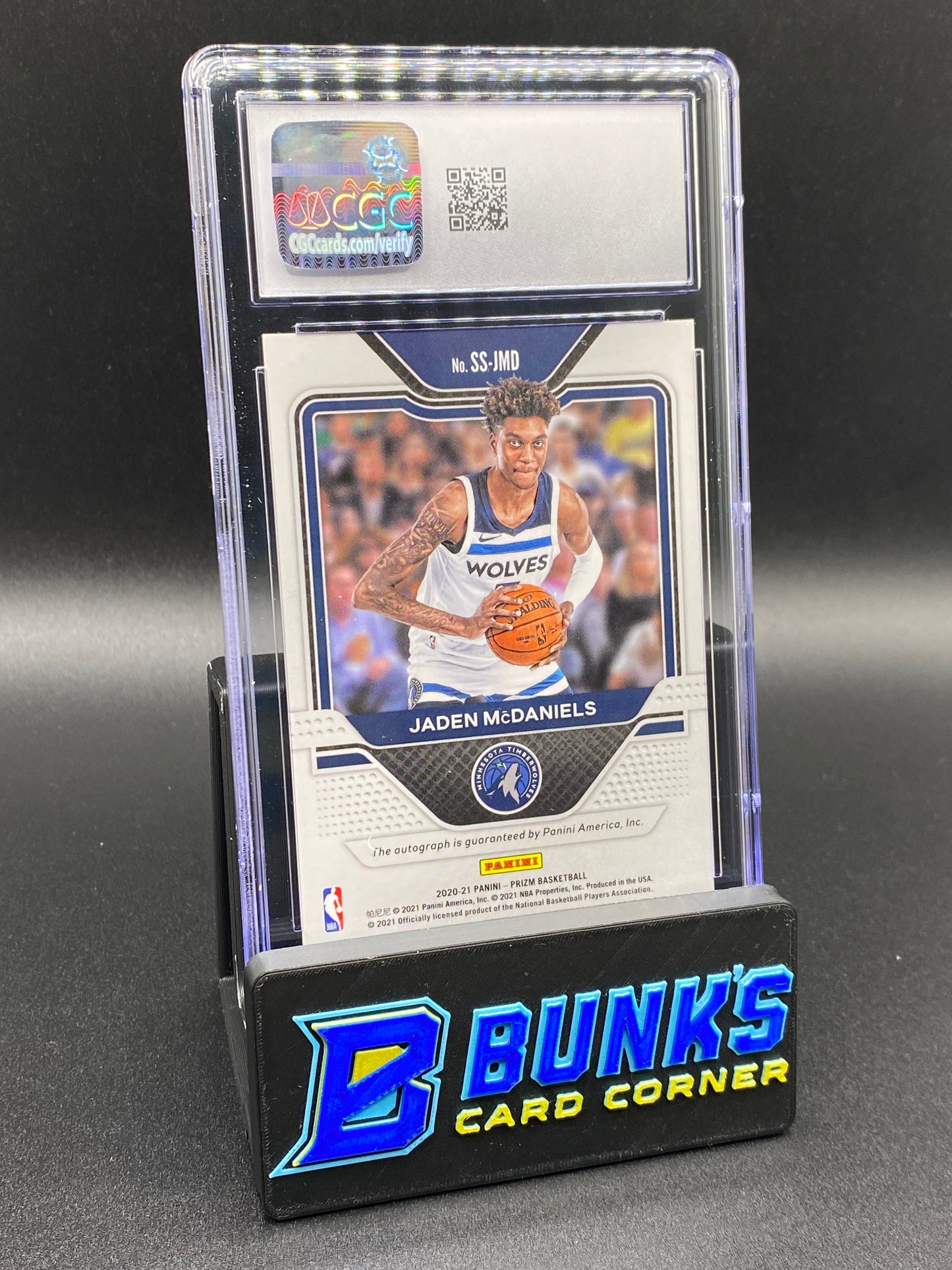 2020-21 Sensational Sig. Jaden McDaniels CGC 10/10