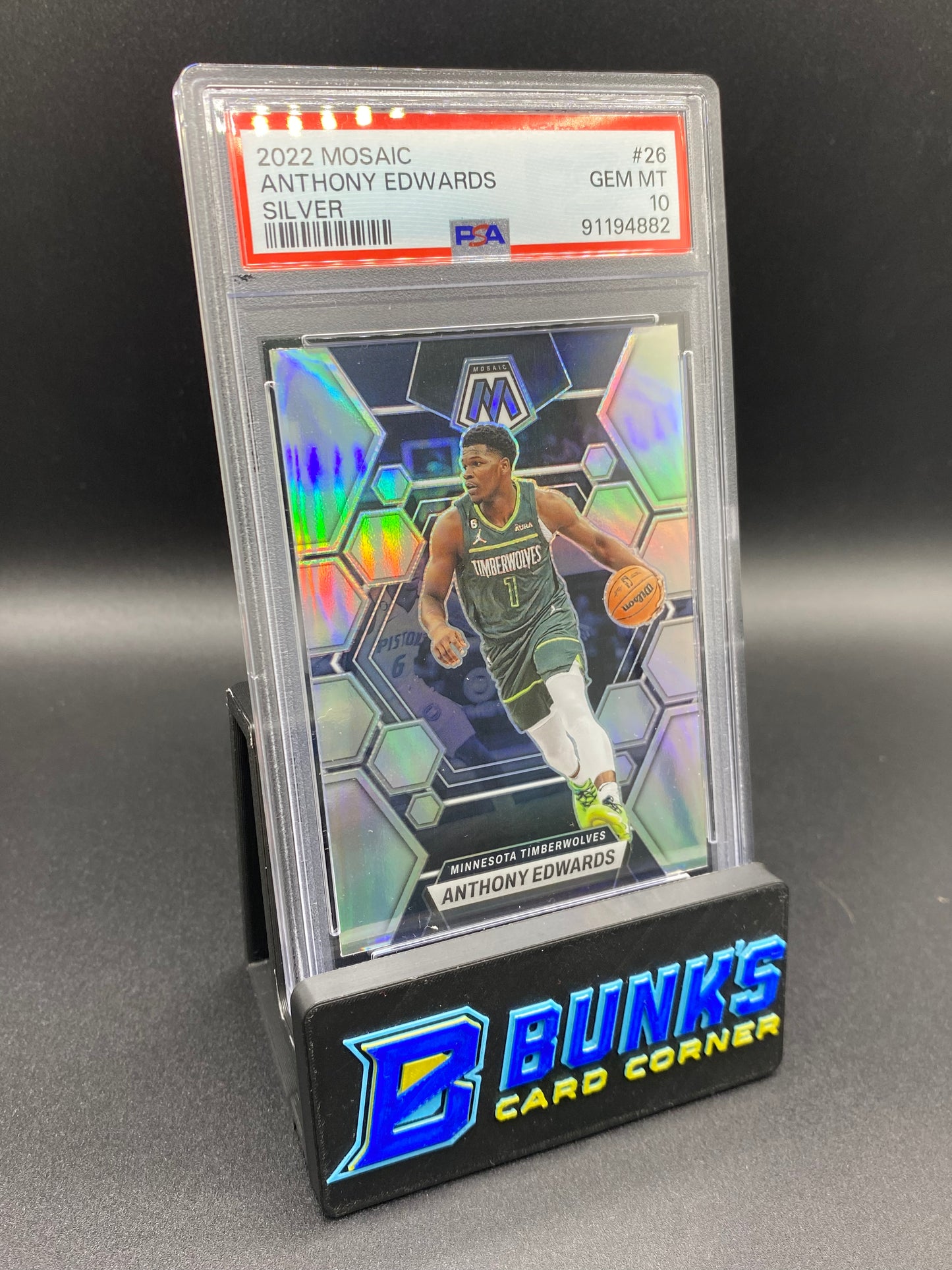 2022 Anthony Adwards Silver PSA 10