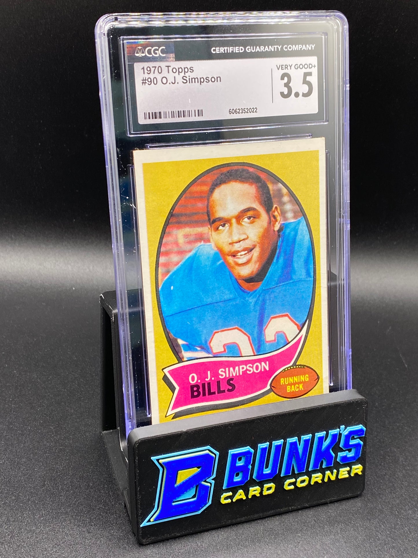 1970 OJ Simpson CGC 3.5