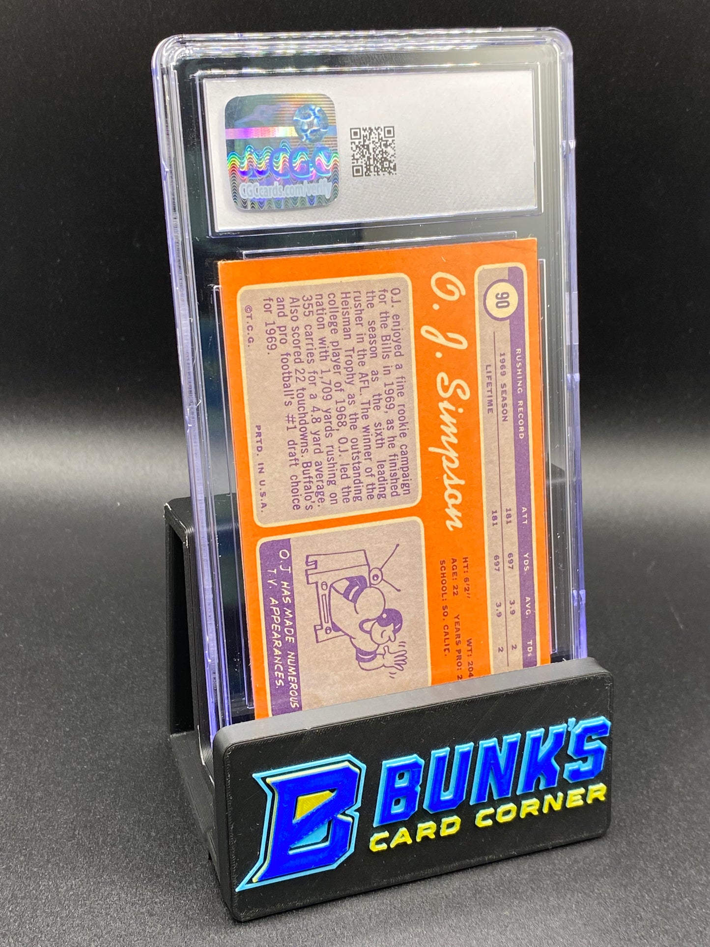 1970 OJ Simpson CGC 3.5