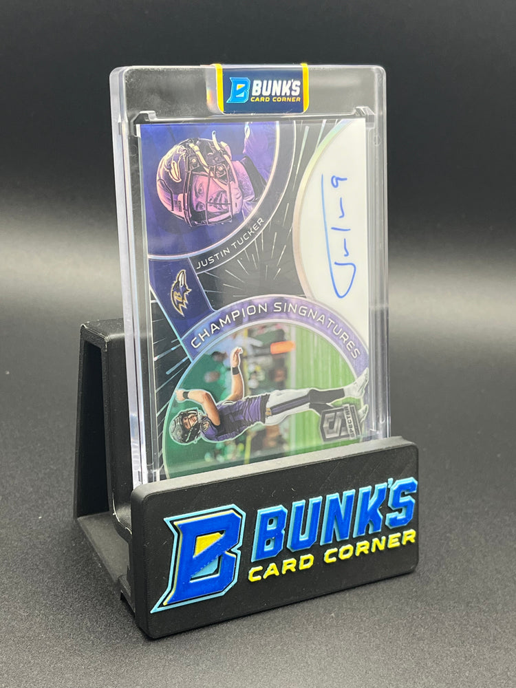 2023 Justin Tucker Spectra Champions Signatures 29/75