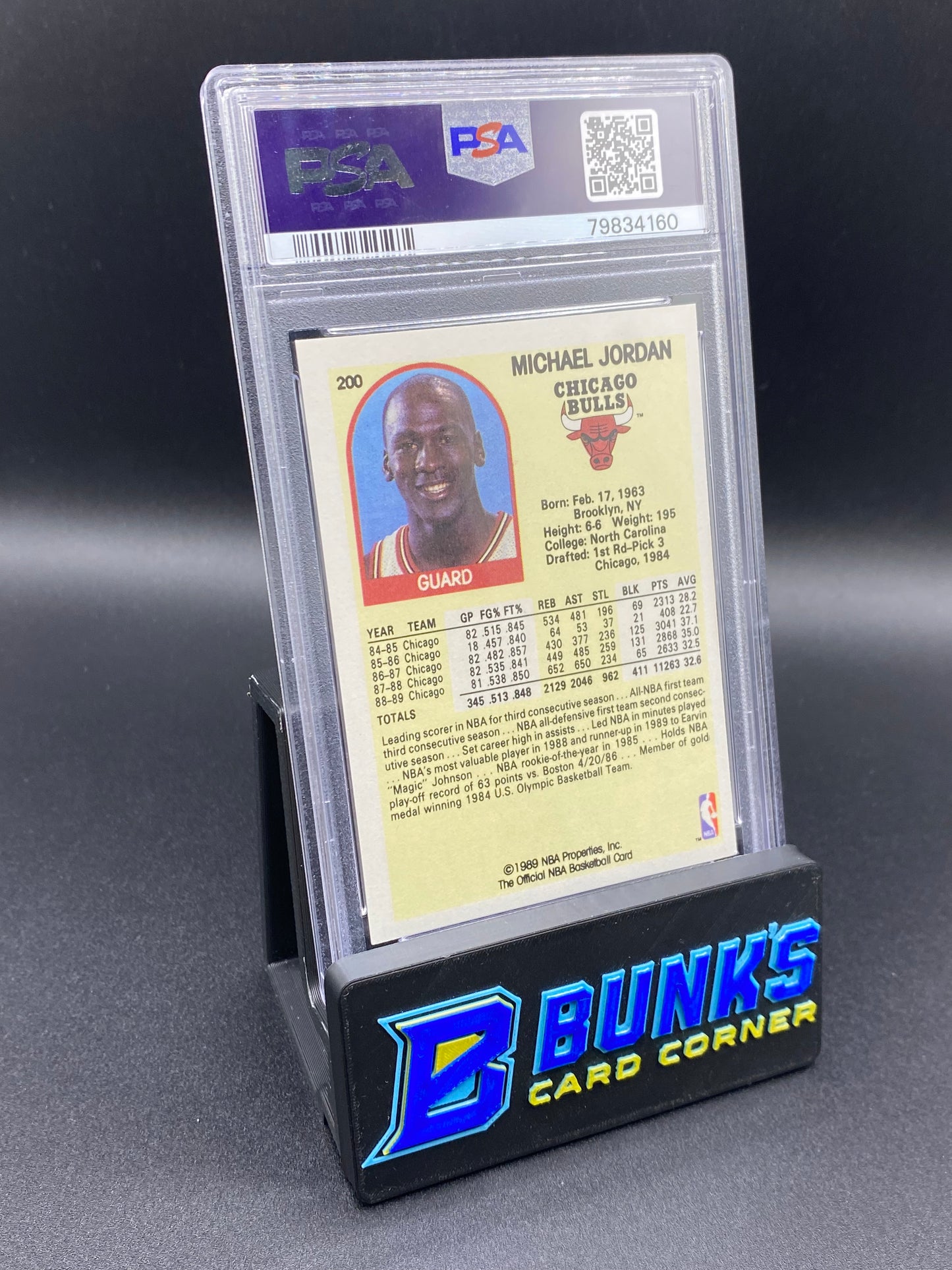 1989 Michael Jordan PSA 8