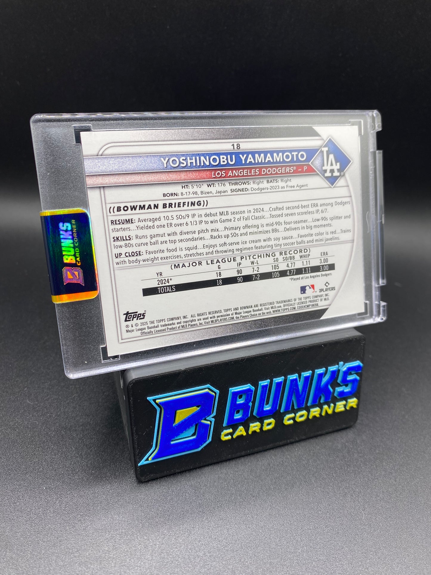 2025 Yoshinobu Yamamoto Orange 6/25