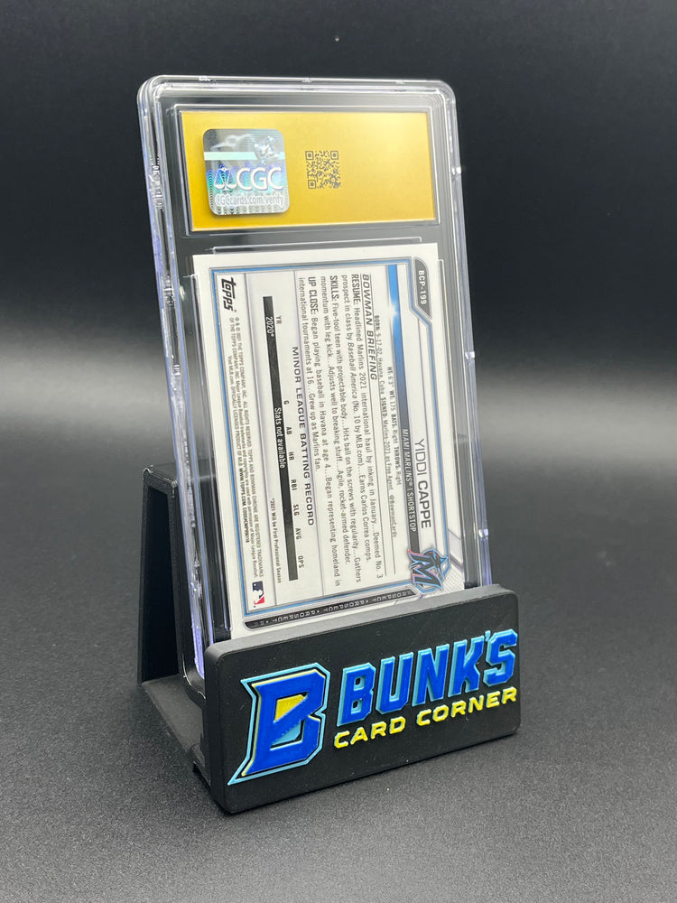 2021 Yiddi Cappe Orange Prospects Chrome Sapphire CGC Pristine 10 42/75