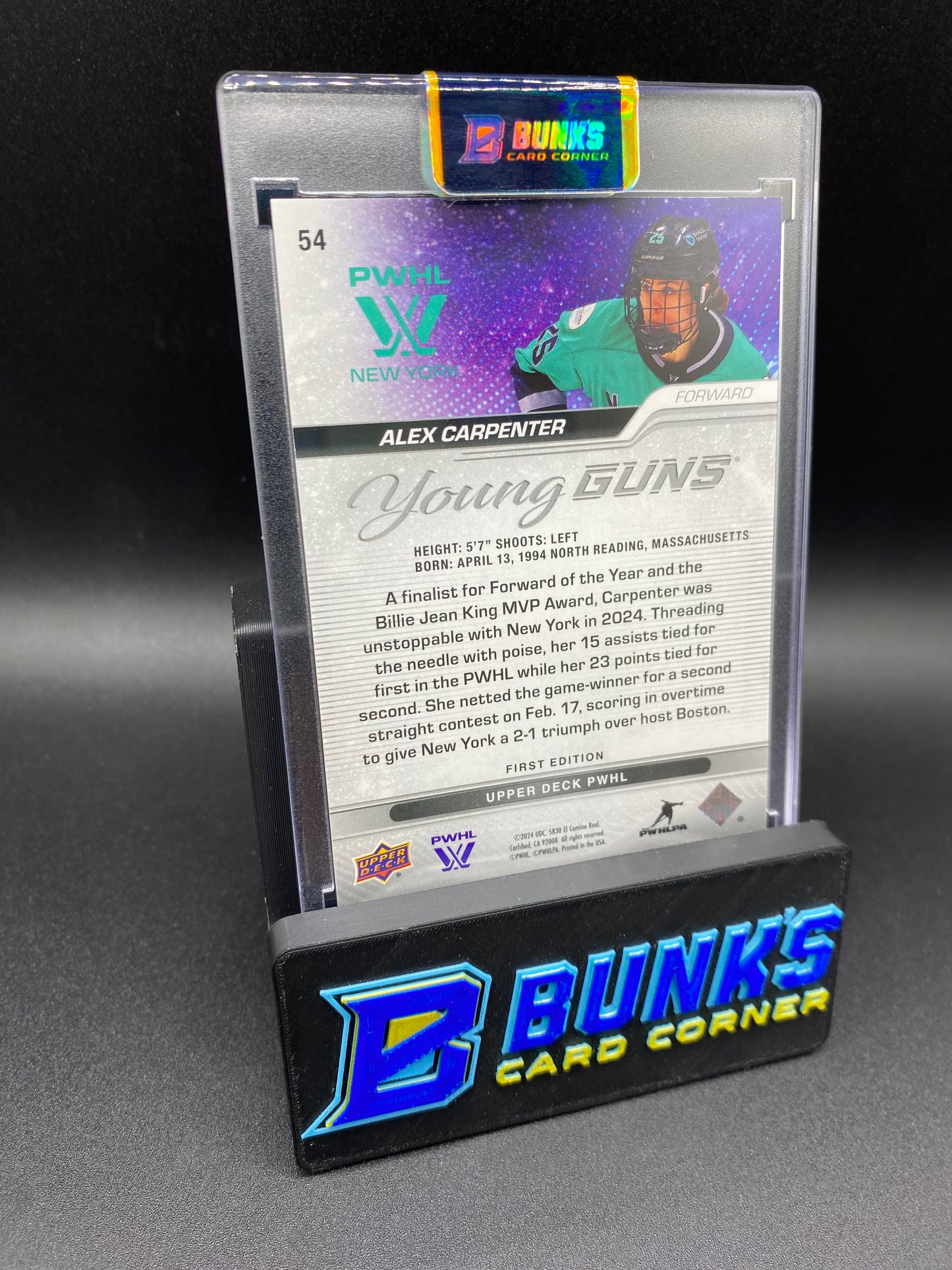 Alex Carpenter 68/100 Upper Deck
