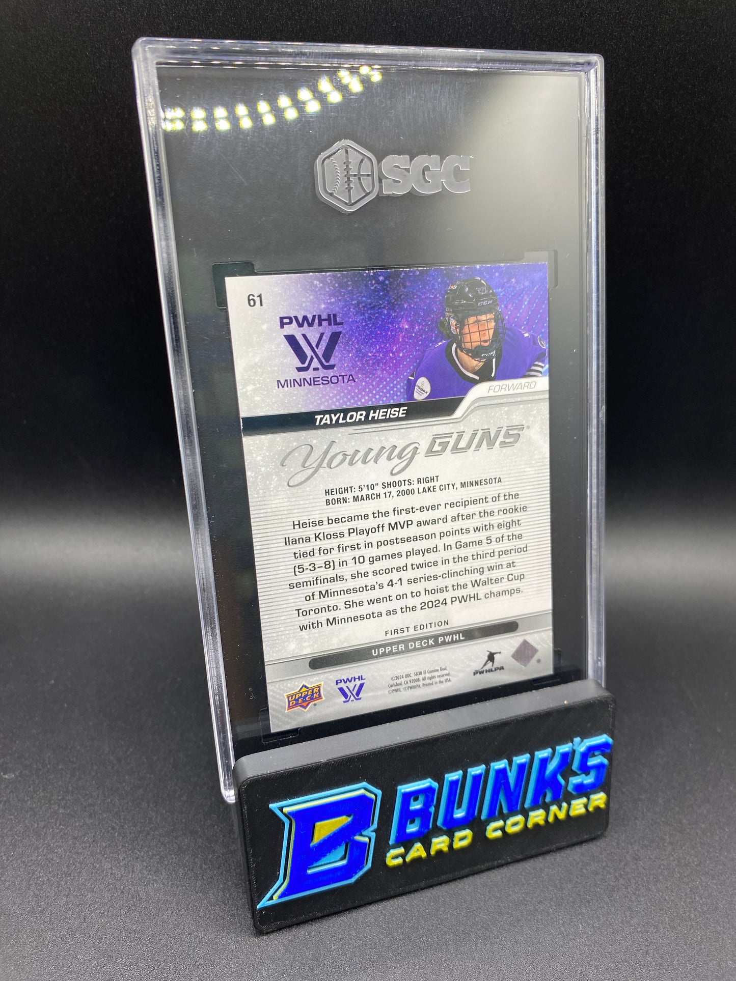 2024-25 Taylor Heise Outburst SGC 9.5