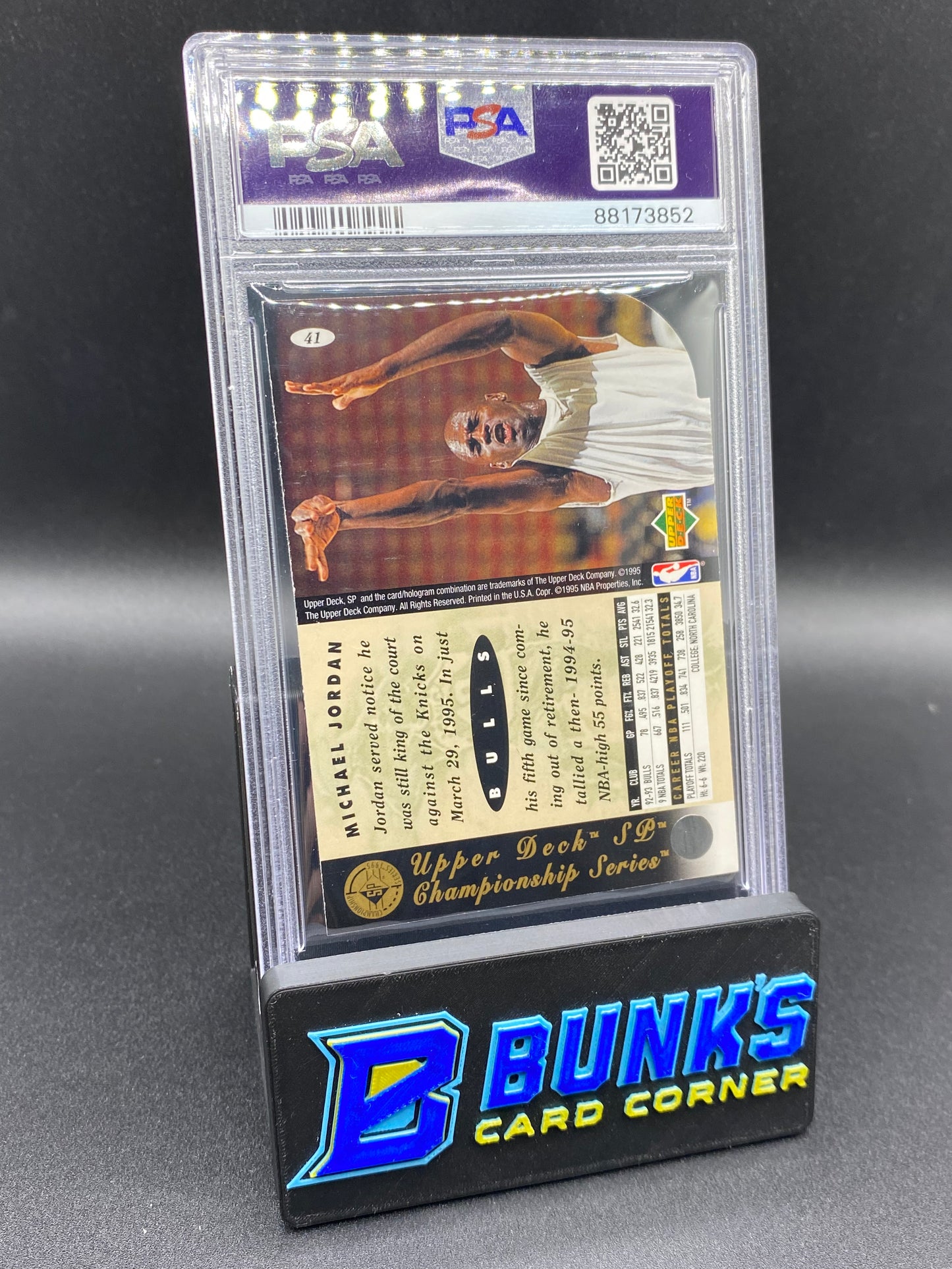 1994 Michael Jordan Die-Cut PSA 7