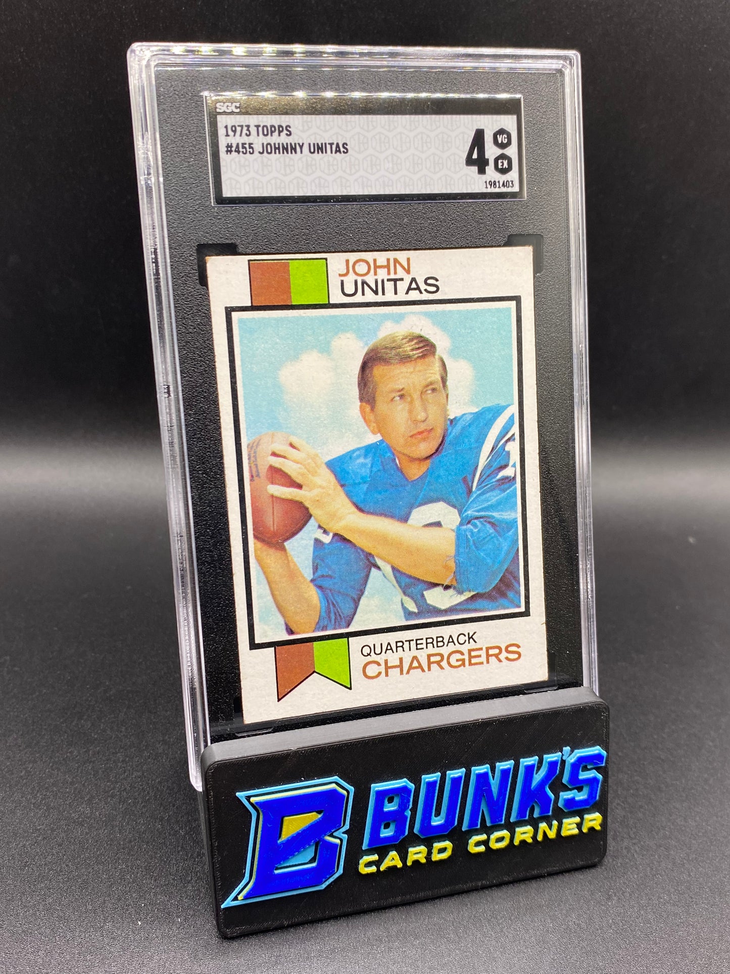 1973 Johnny Unitas SGC 4