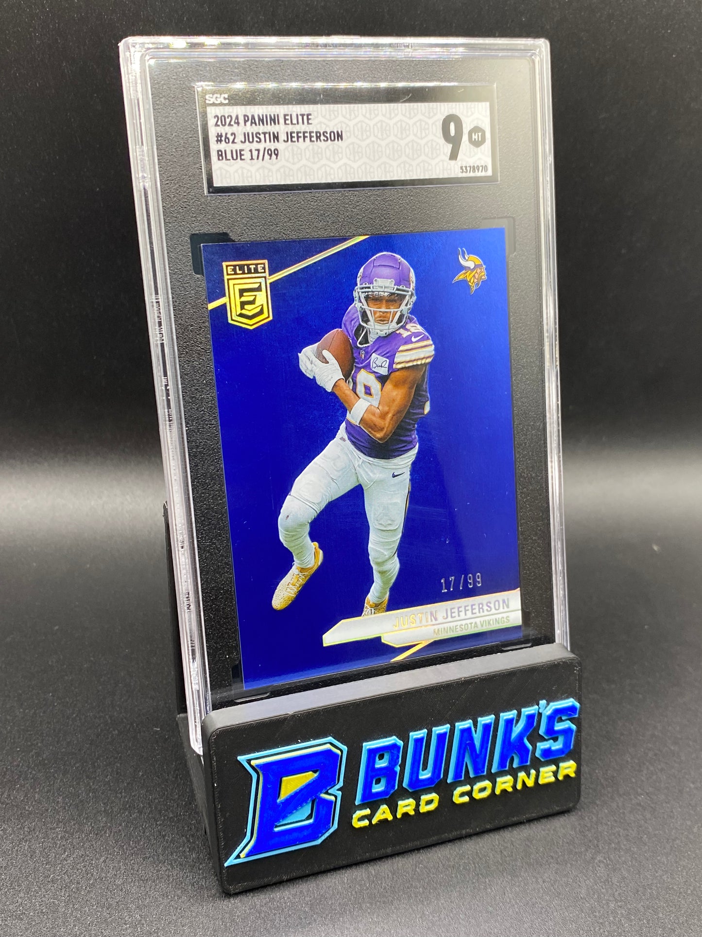 2024 Justin Jefferson Blue 17/99 SGC 9