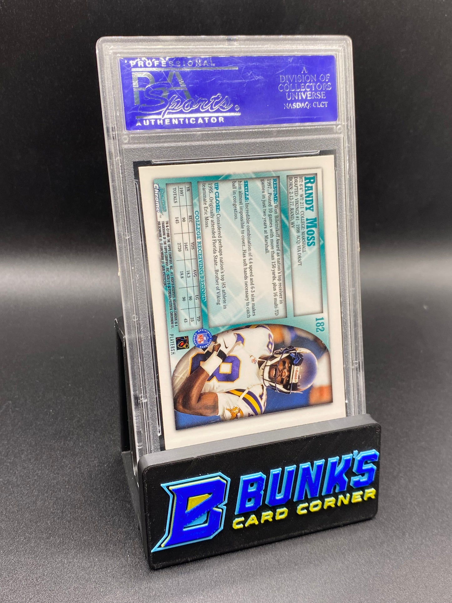1998 Randy Moss PSA 9