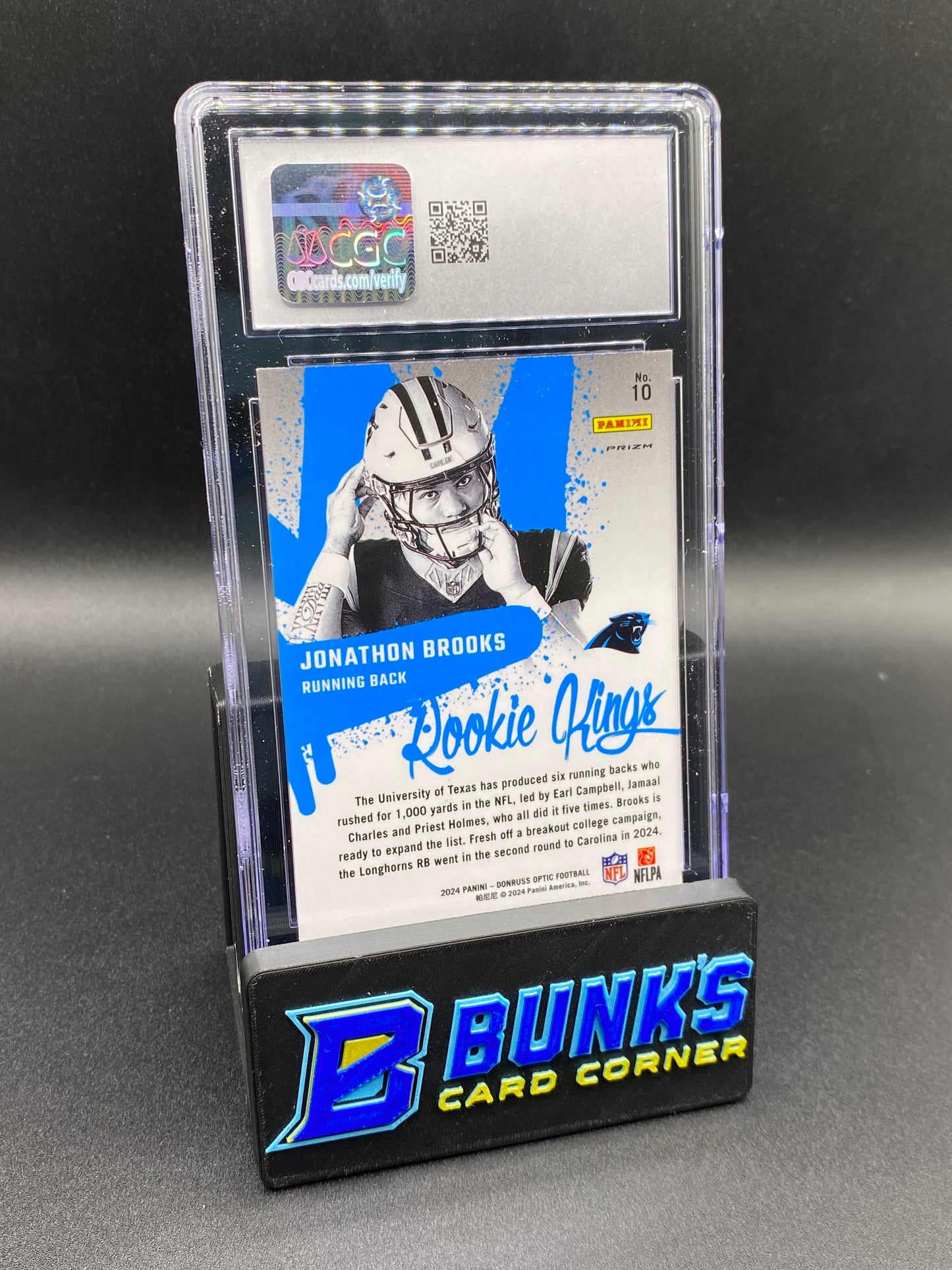 2024 Jonathan Brooks Rookie Kings CGC 10