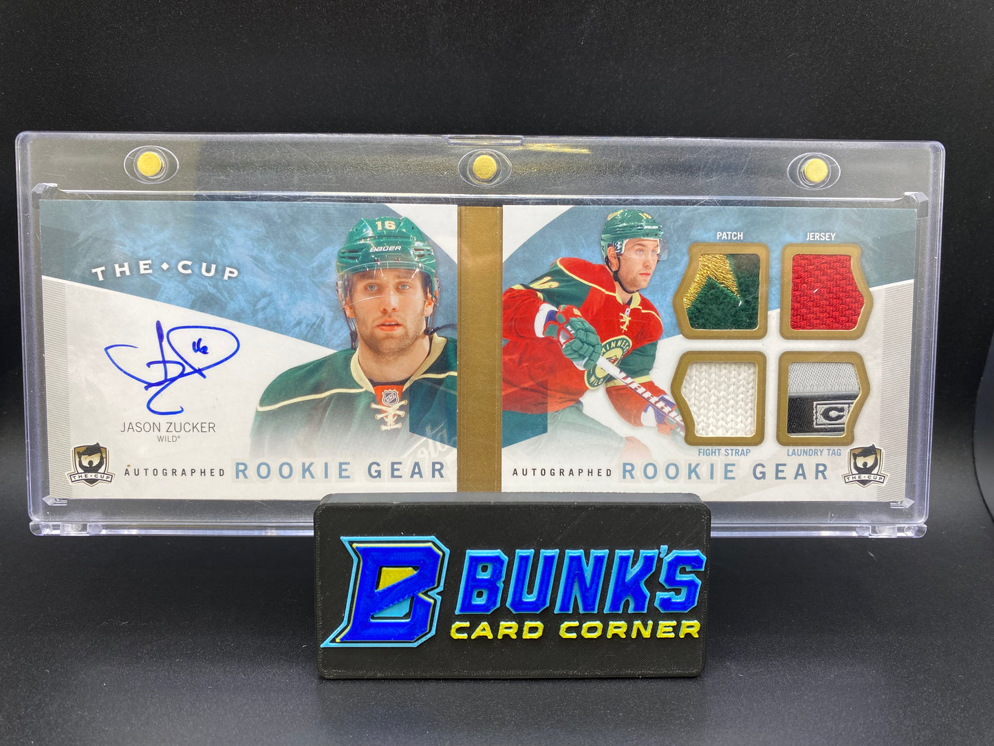 Jason Zucker Quad Patch Auto 25/25 Booket Rc