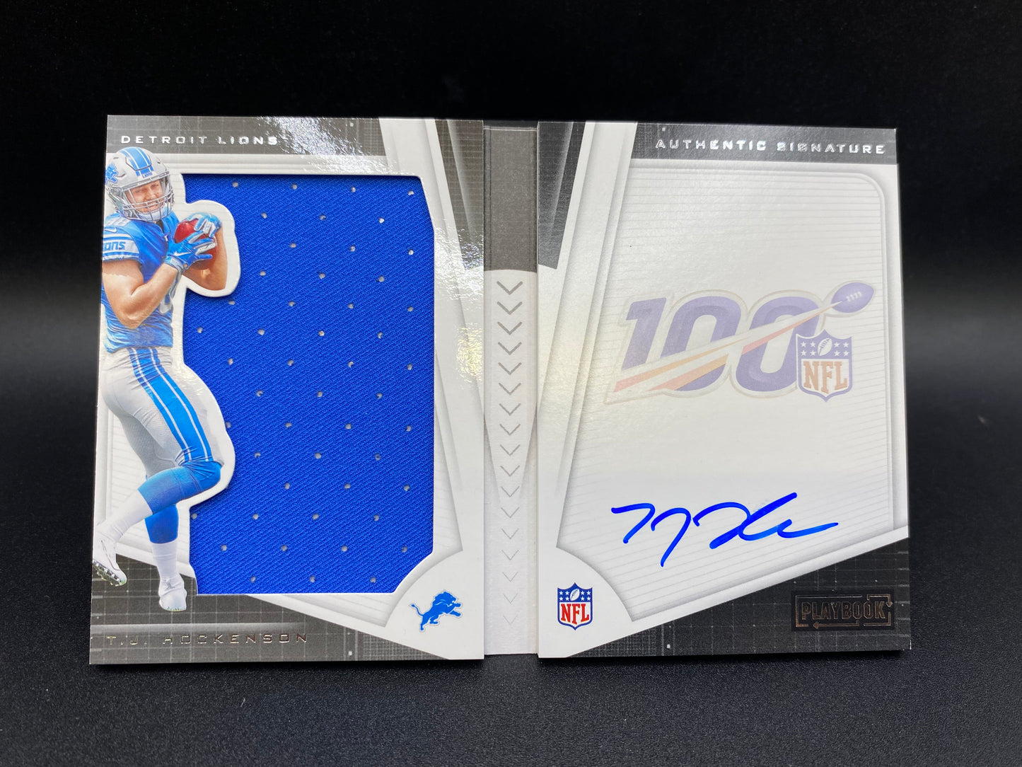 T.J. Hockenson 123/199 Booket Auto Patch