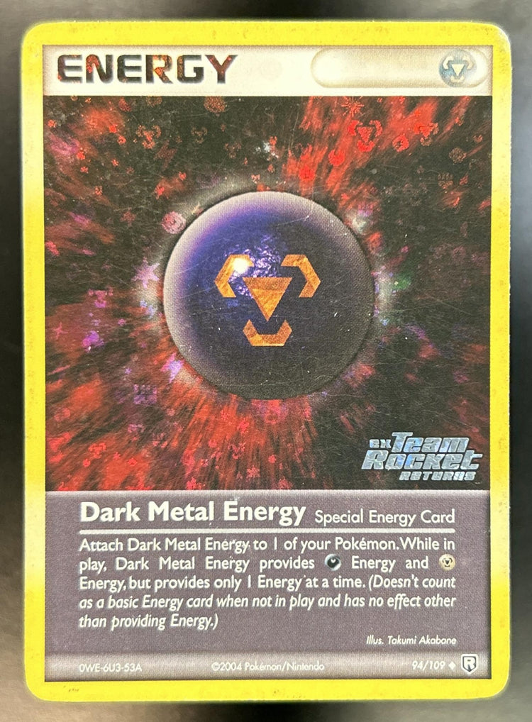 Dark Metal Energy EX Team Rocket Returns front image