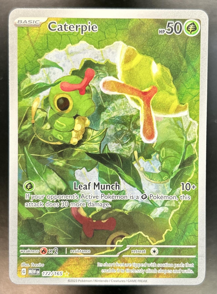 Caterpie SV 151 #172/165 Illustration Rare