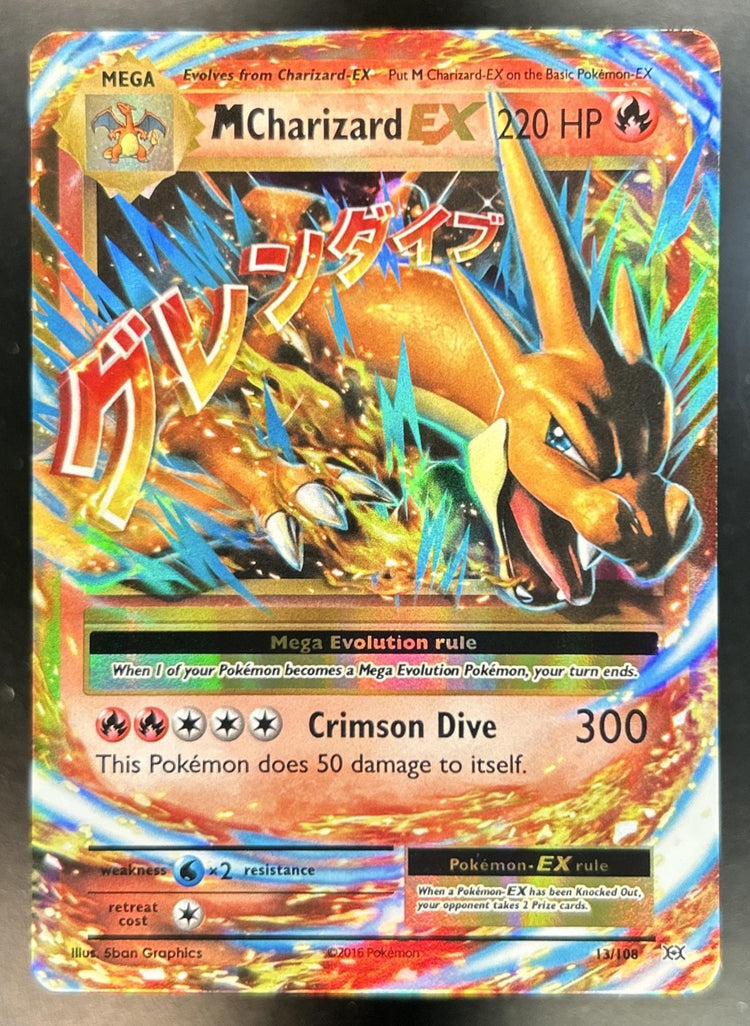 Mega Charizard XY Evolutions #13/108 Holo LP