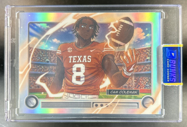 Cam Coleman 2026 Bowman #NILA-CC Anime NIL SSP Longhorns