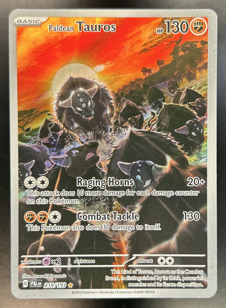 Paldean Tauros front image