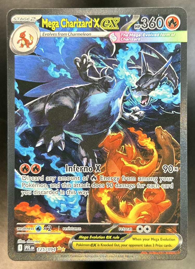 Mega Charizard X ex front image