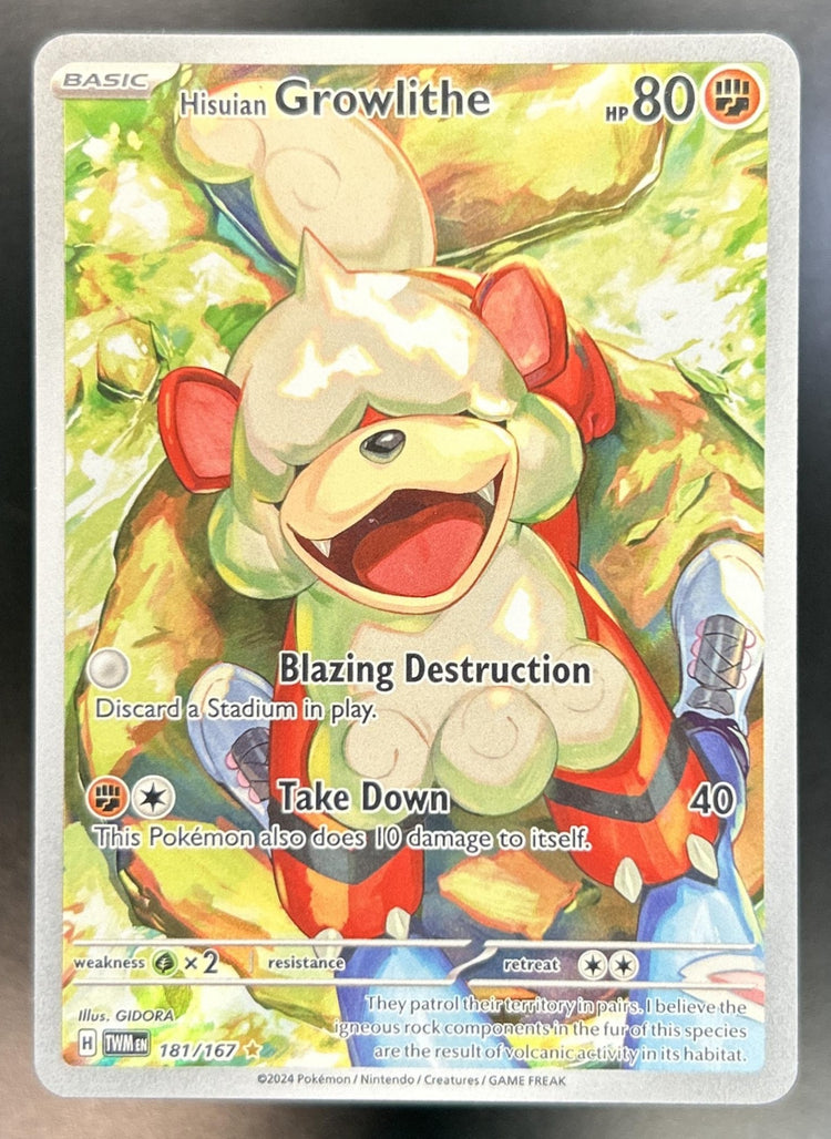 Hisuian Growlithe front image