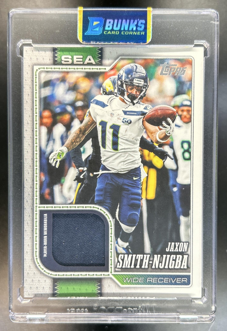 Jaxon Smith-Njigba 2026 Topps #ROR-JSN Real One Relic MEM SSP Seahawks