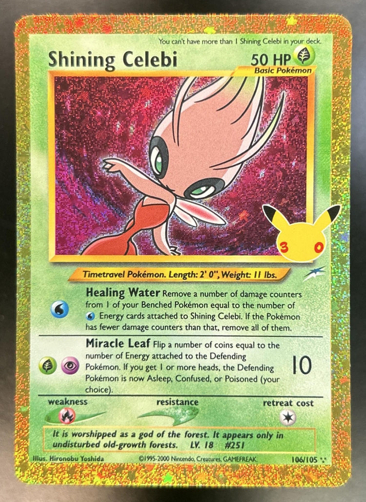 Shining Celebi front image