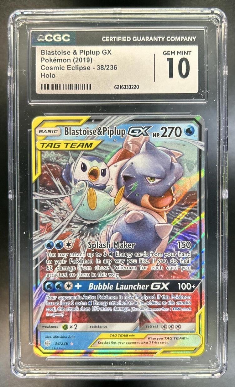 Blastoise & Piplup Tag Team front image