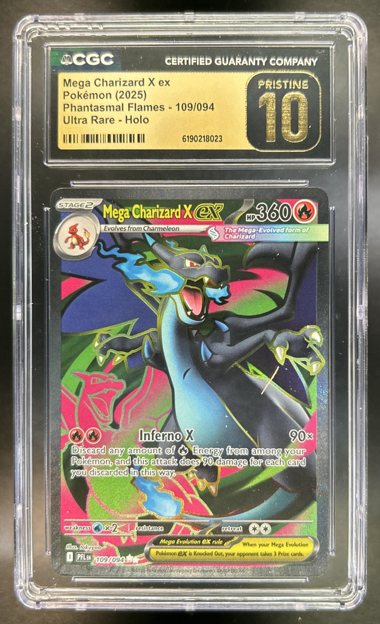 Mega Charizard X ex front image