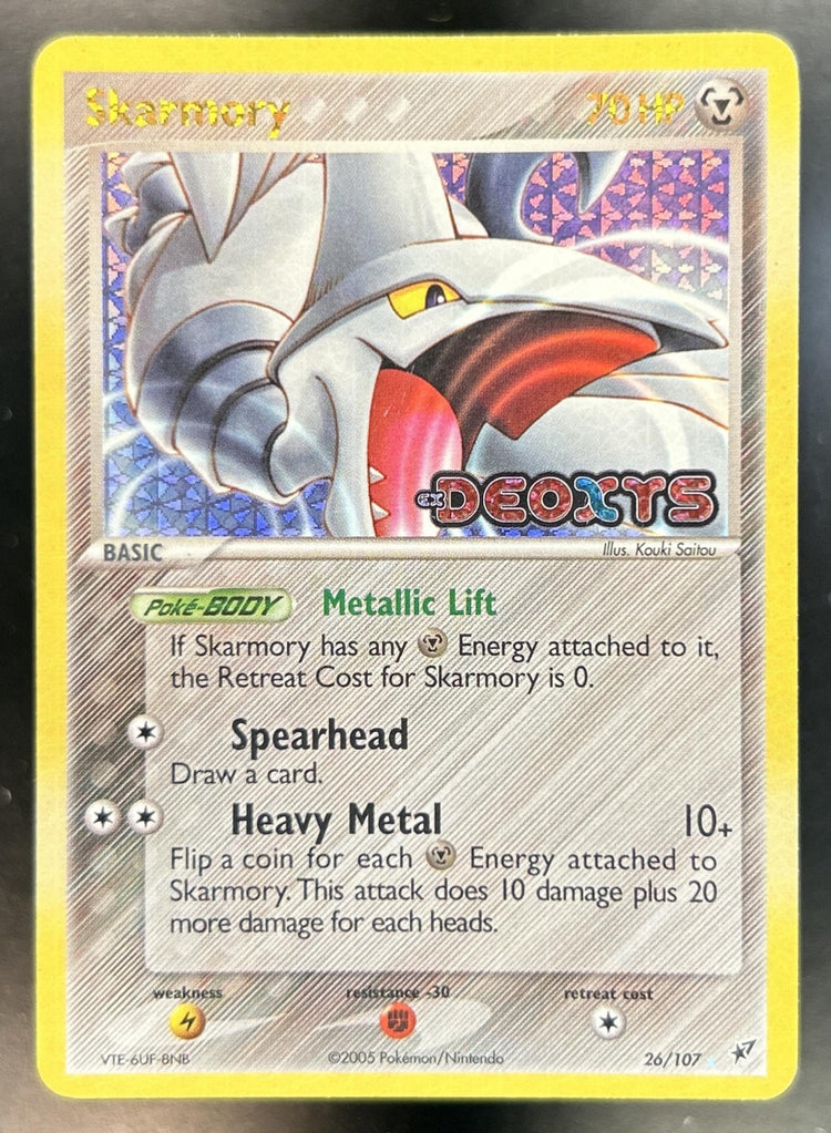 Skarmory EX Deoxys #26/107 Reverse Holo MP