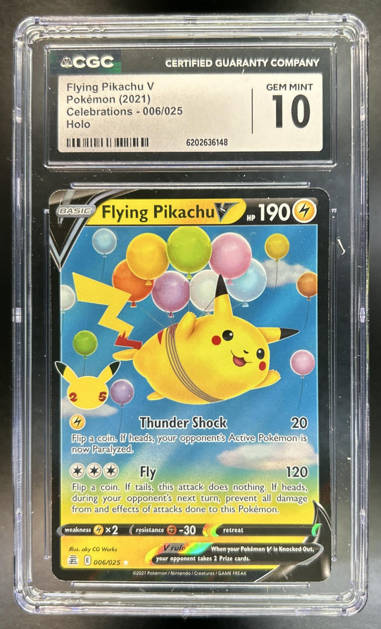Flying Pikachu V front image