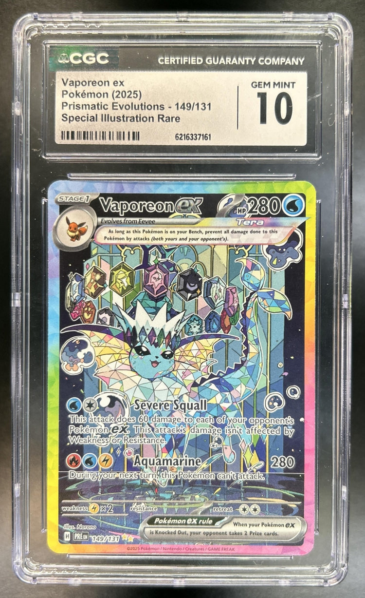 Vaporeon ex front image