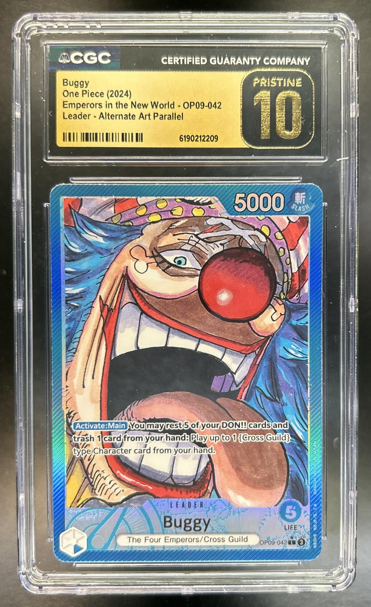 Buggy Emperors in the New World #OP09-042 Leader CGC Pristine 10