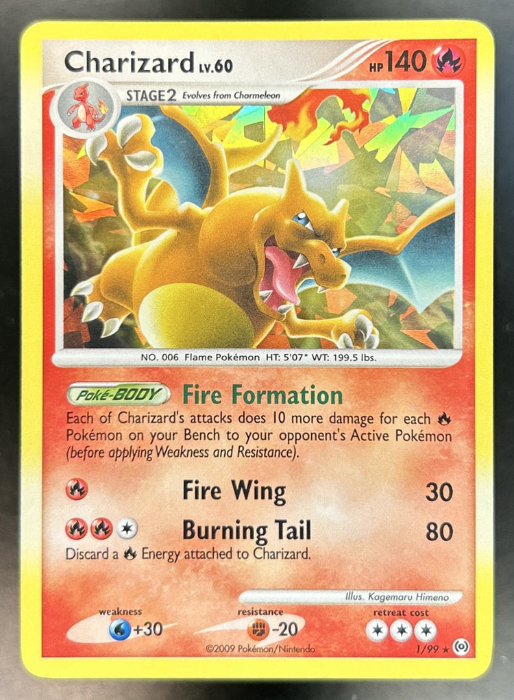 Charizard Platinum Arceus #1/99 Holo LP