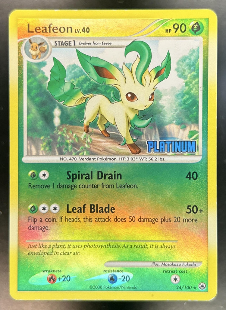 Leafeon Diamond & Pearl Majestic Dawn #24/100 Reverse Holo LP