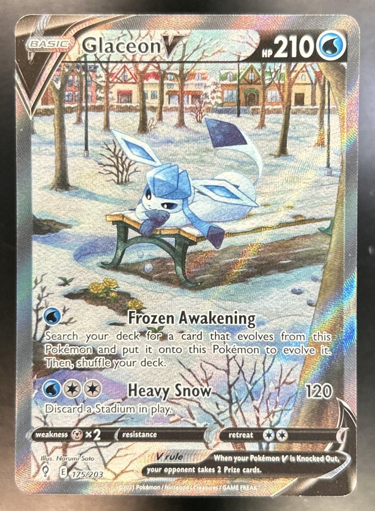Glaceon V front image