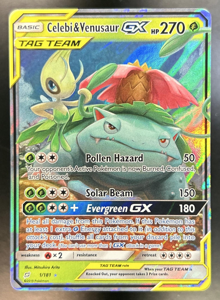 Celebi & Venusaur front image