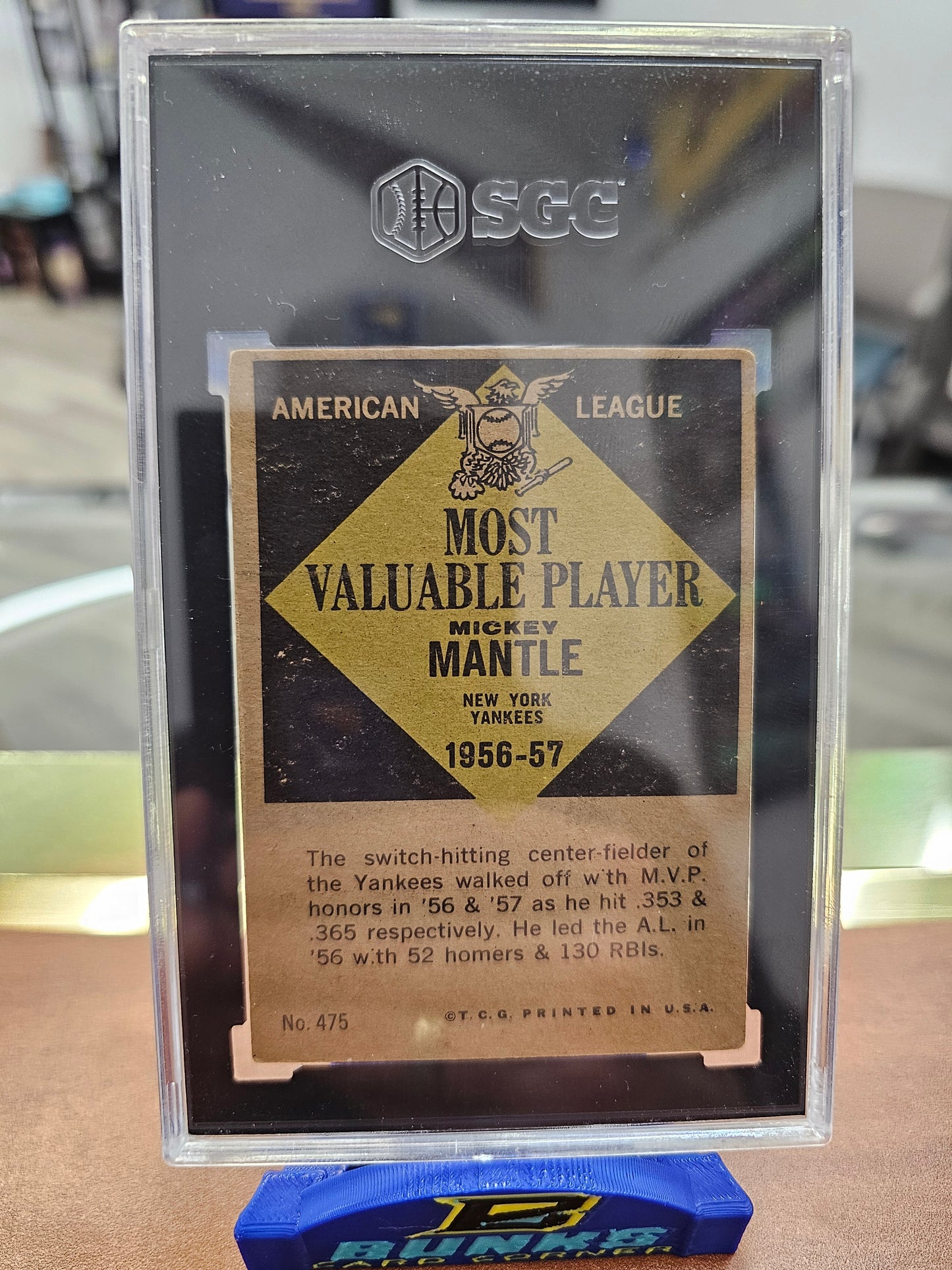 1961 Mickey Mantle Topps MVP