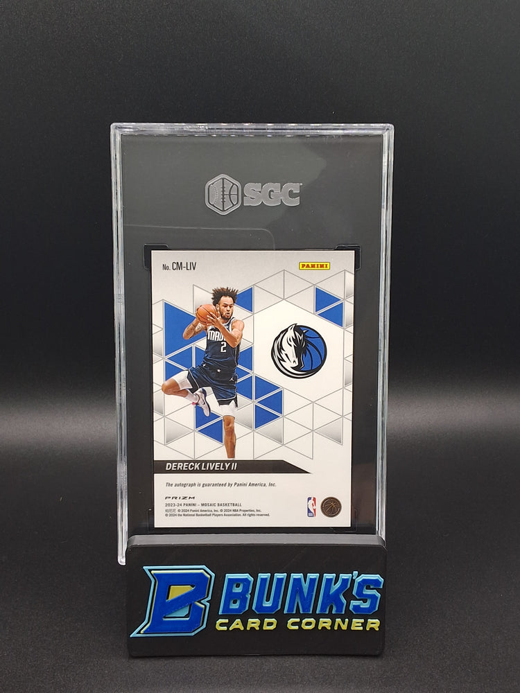 2023 Dereck Lively II College Autographed SGC 10