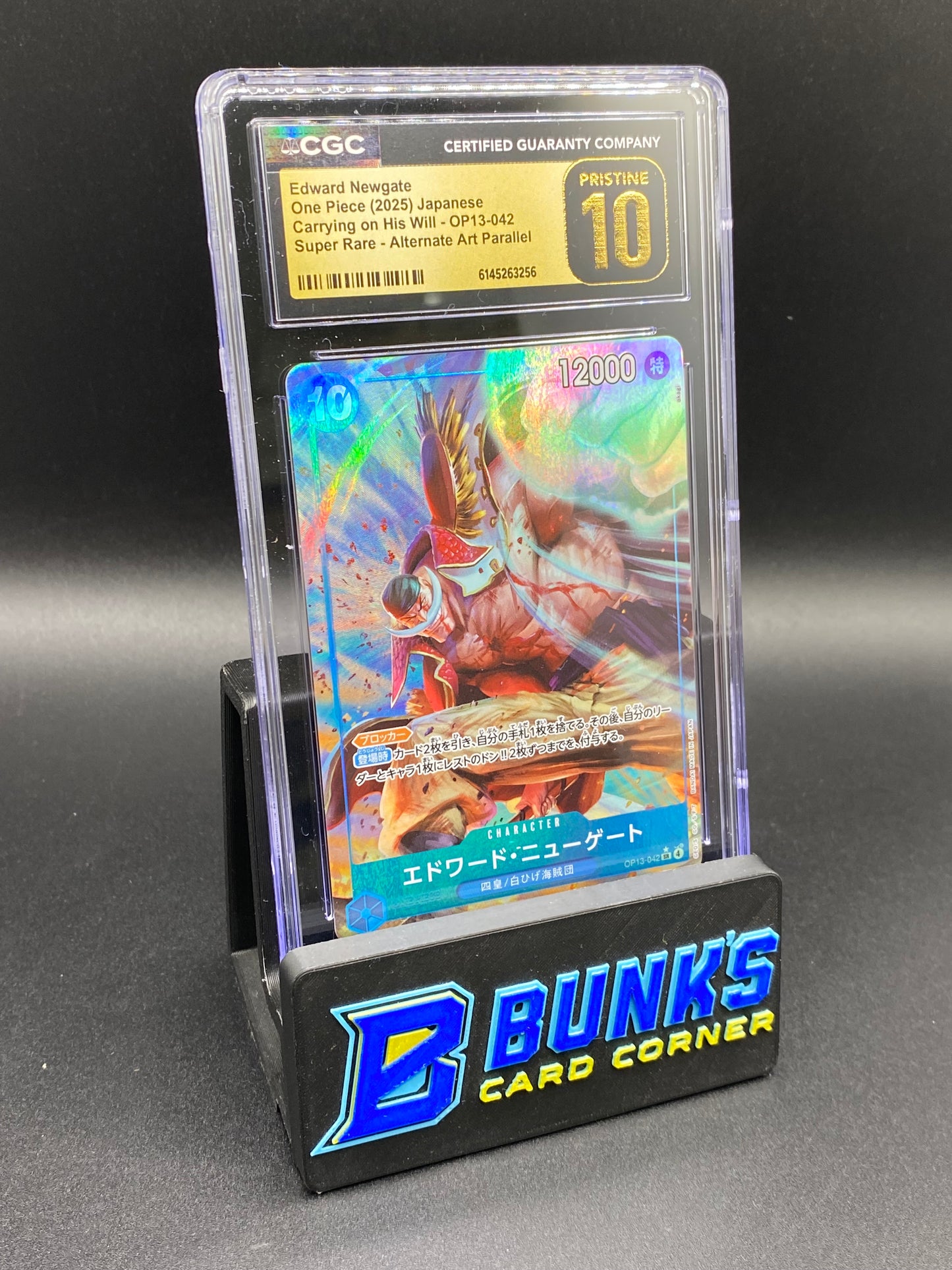 Edward Newgate Alt Art Parallel OP13-042 CGC PRISTINE 10 Japanese