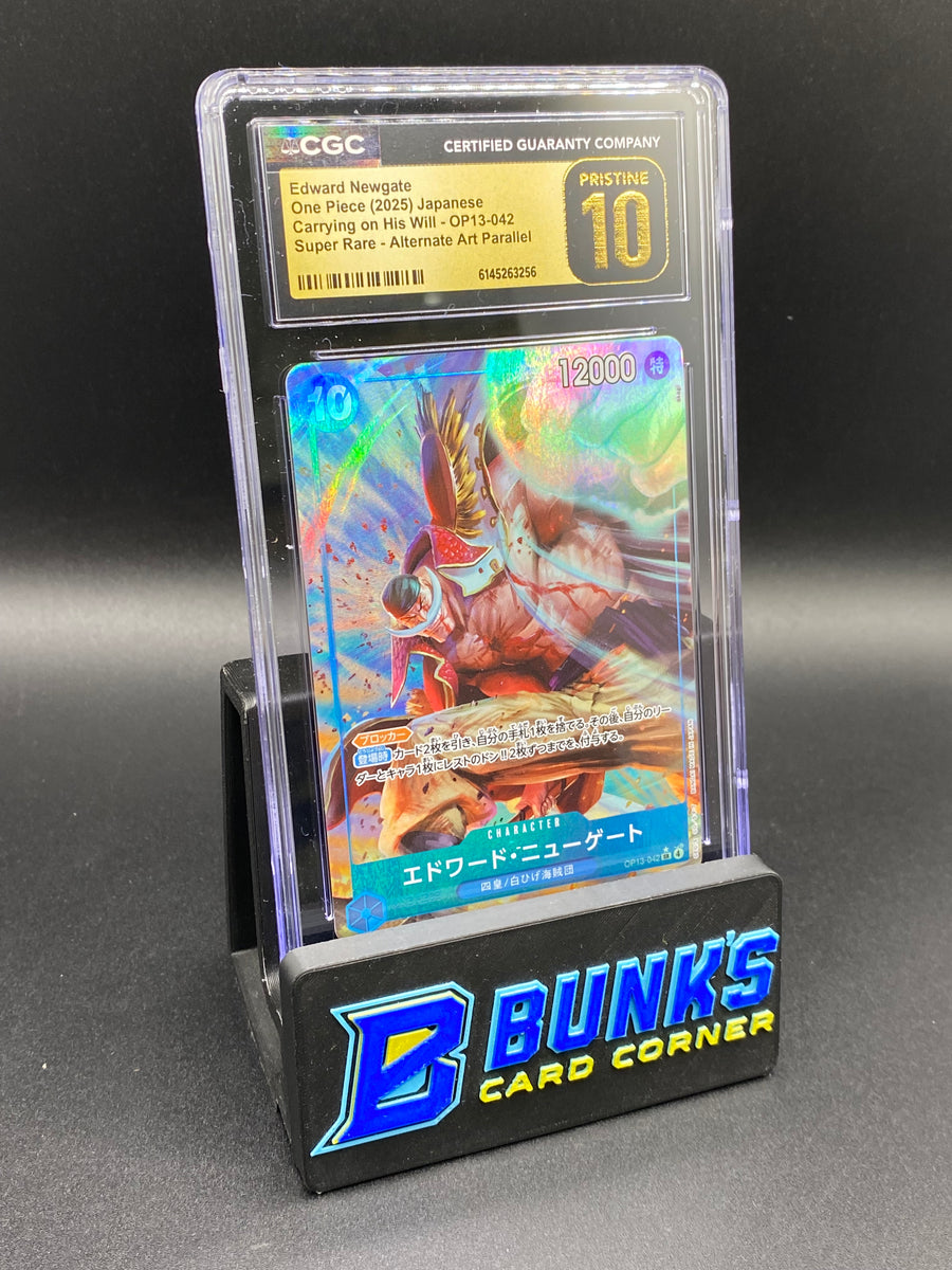 Edward Newgate Alt Art Parallel OP13-042 CGC PRISTINE 10 Japanese