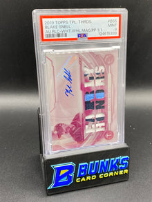 2019 Blake Snell 1/1 Auto Patch PSA 9