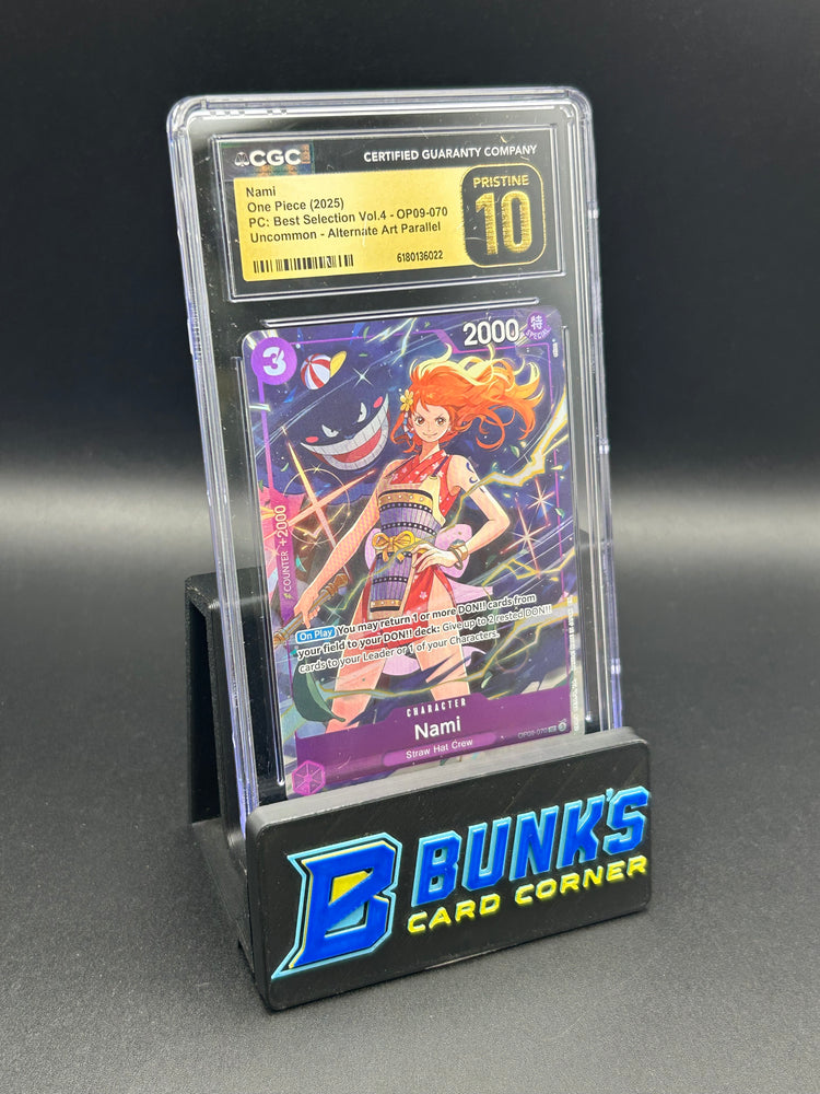 Nami Umcommon Parallel OP09-070 CGC Pristine 10